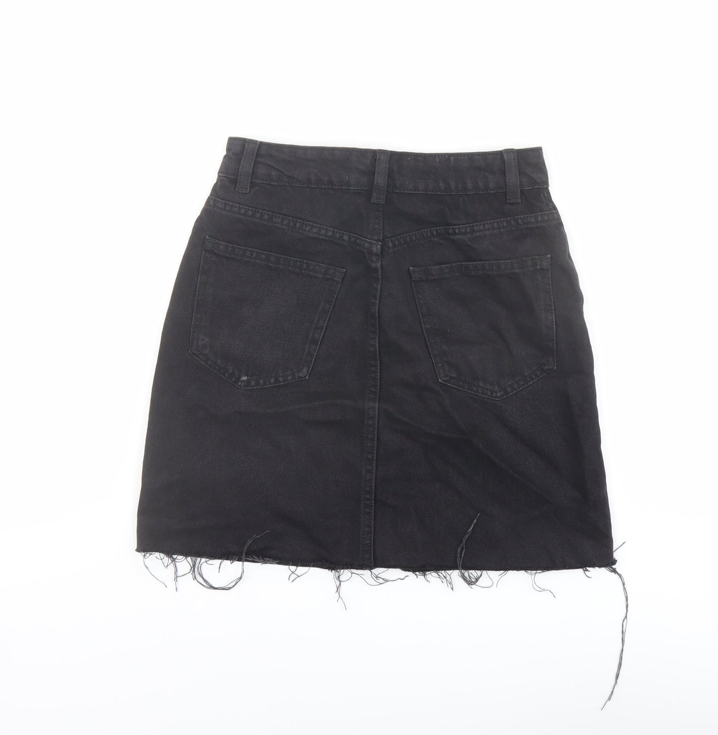 Womens UK Size 4 Denim & Co. A-Line Denim Skirt