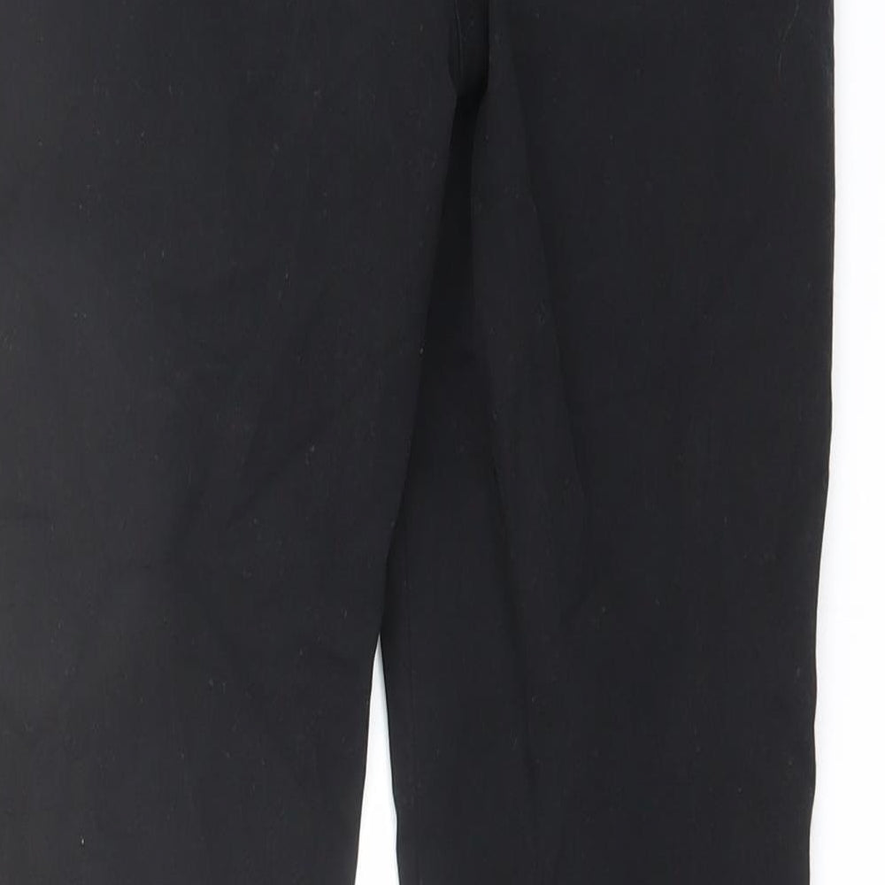 TU Womens Black Cotton Skinny Jeans Size 10 L27 in Regular Button