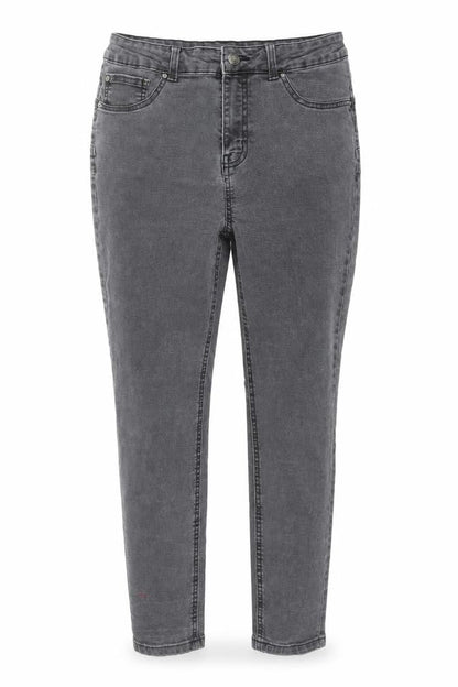 Womens UK Size 14 Denim & Co. Regular Fit Skinny Grey Jeans