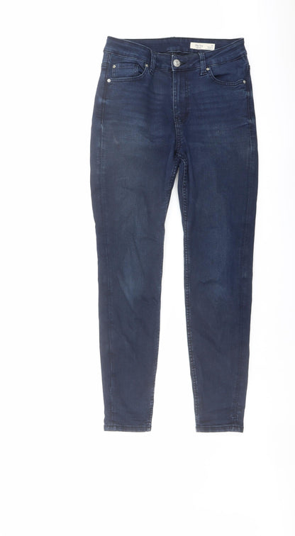 Womens UK Size 8 Marks and Spencer Regular Fit Skinny Blue Jeans