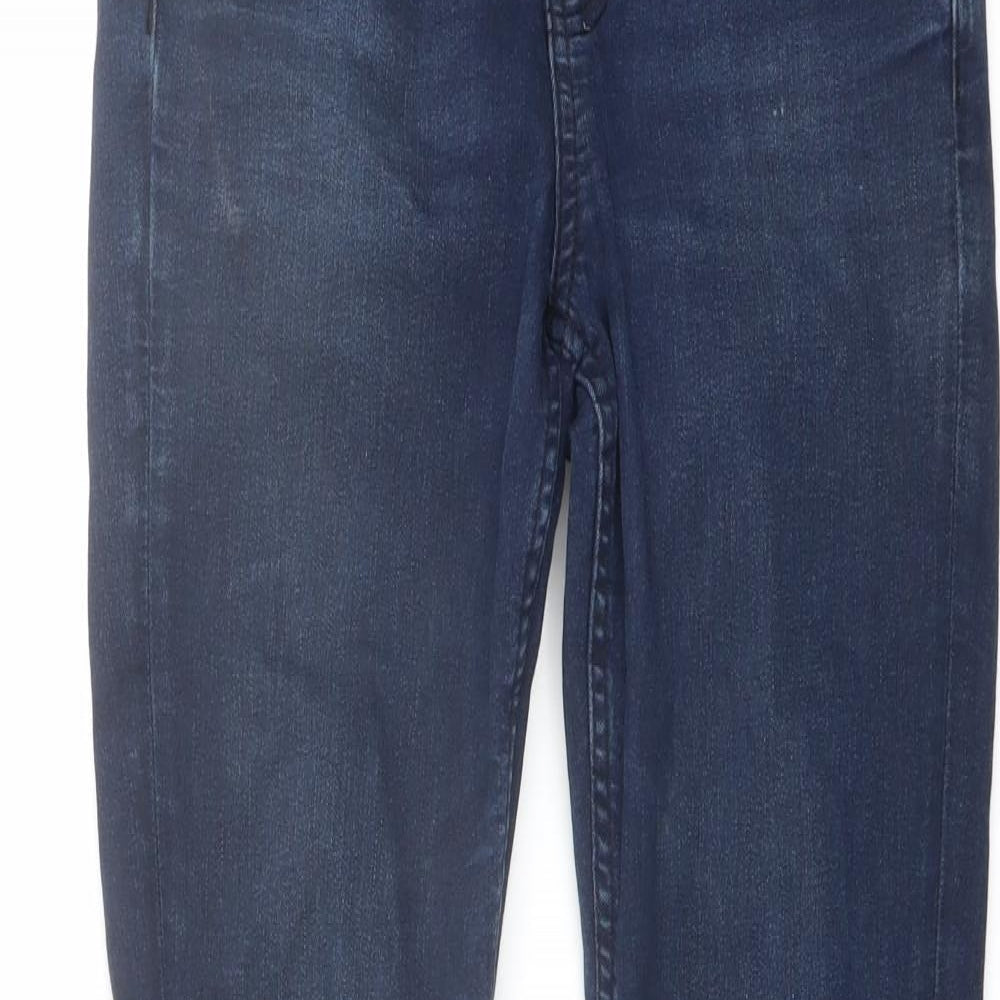 Womens UK Size 8 Marks and Spencer Regular Fit Skinny Blue Jeans