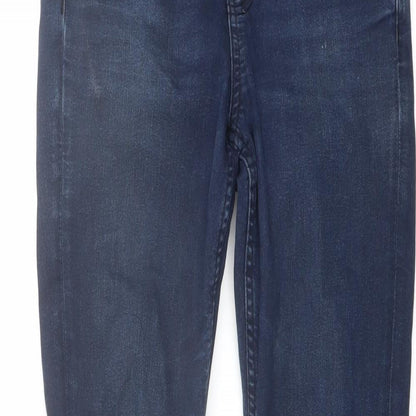 Womens UK Size 8 Marks and Spencer Regular Fit Skinny Blue Jeans