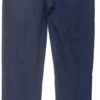 Womens UK Size 8 Marks and Spencer Regular Fit Skinny Blue Jeans
