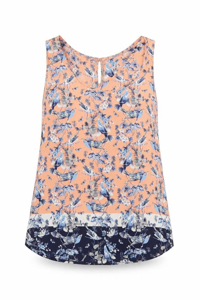 Womens UK Size 8 Oasis Pink Basic Tank