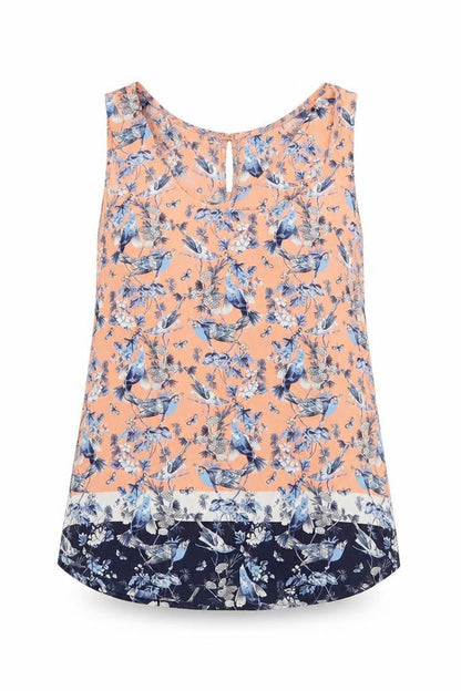 Womens UK Size 8 Oasis Pink Basic Tank