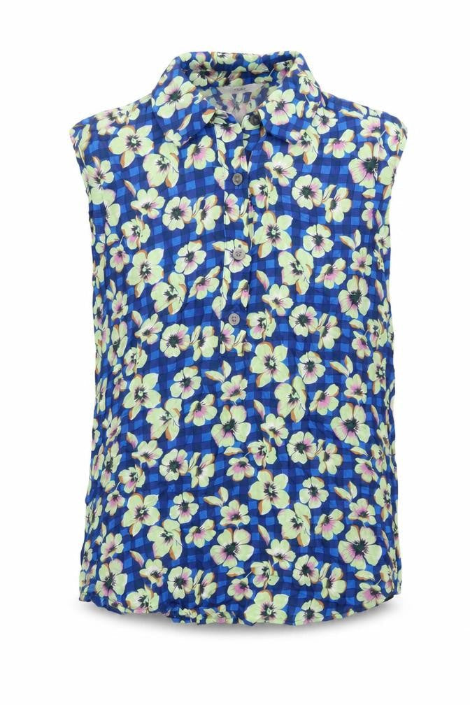 Womens UK Size 6 NEXT Blue Basic Button-Up