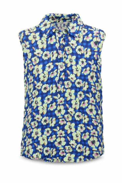 Womens UK Size 6 NEXT Blue Basic Button-Up