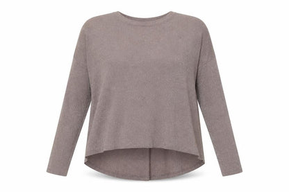 NEXT Womens Brown Round Neck Viscose Pullover Jumper Size 8
