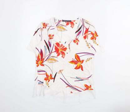 Womens UK Size 6 Marks and Spencer White Basic Blouse