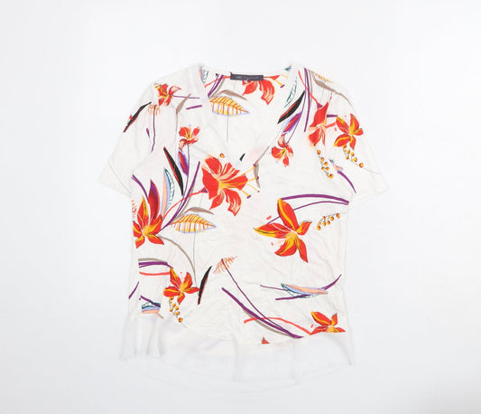 Womens UK Size 6 Marks and Spencer White Basic Blouse