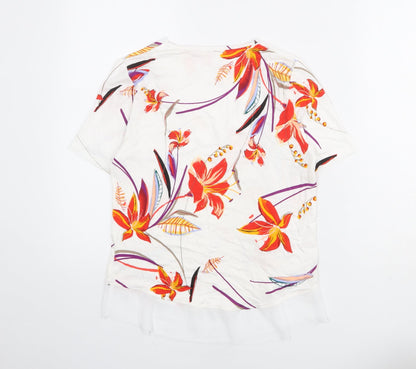 Womens UK Size 6 Marks and Spencer White Basic Blouse