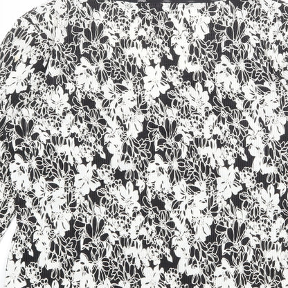 Womens UK Size 14 NEXT Black Basic T-Shirt