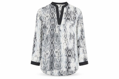 Womens UK Size S Zara Multicoloured Basic Blouse