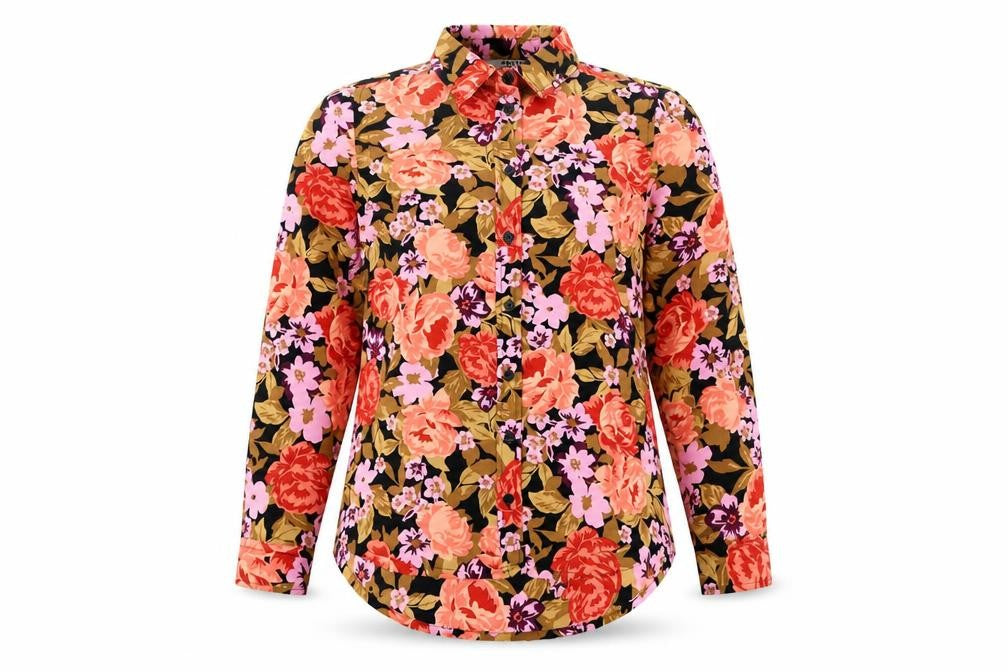 Womens UK Size 6 Dorothy Perkins Multicoloured Basic Button-Up