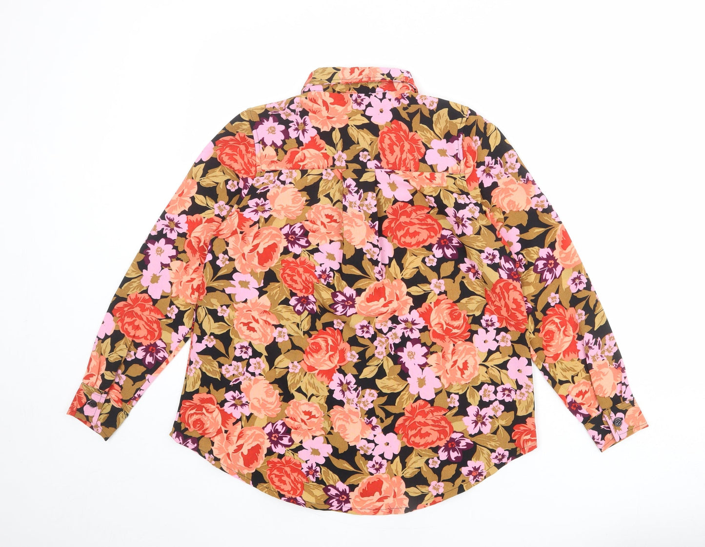 Womens UK Size 6 Dorothy Perkins Multicoloured Basic Button-Up