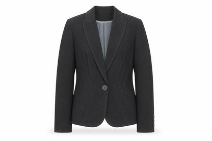 Womens UK Size 12 Marks and Spencer Regular Grey Blazer