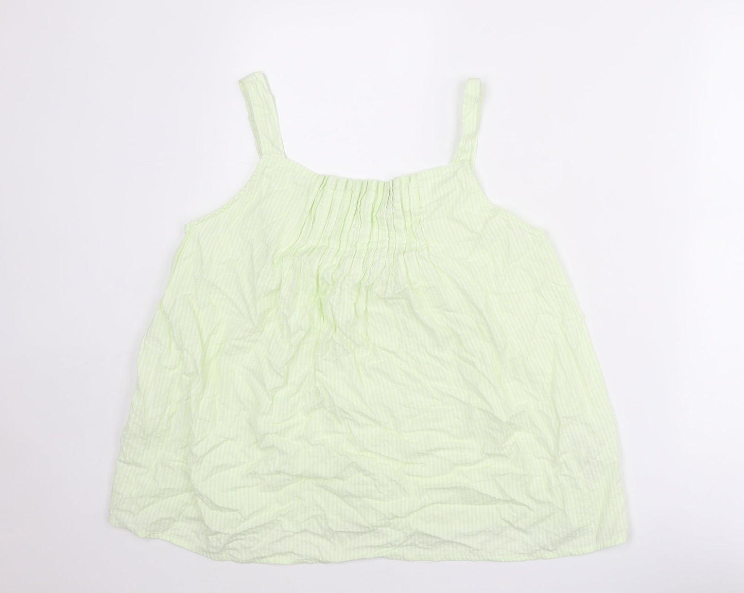 Womens UK Size 12 NEXT Green Basic Tank