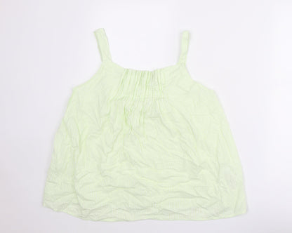 Womens UK Size 12 NEXT Green Basic Tank