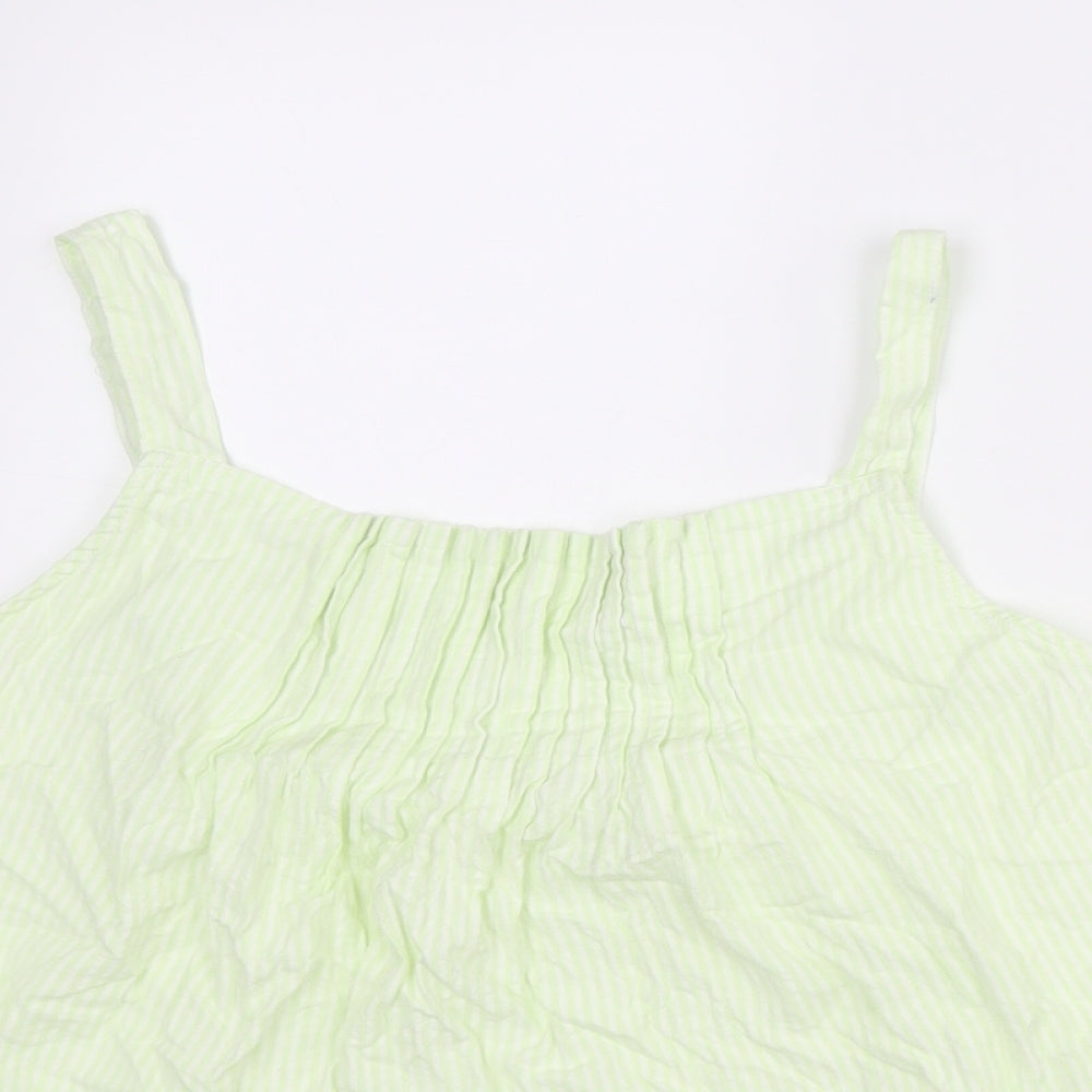 Womens UK Size 12 NEXT Green Basic Tank