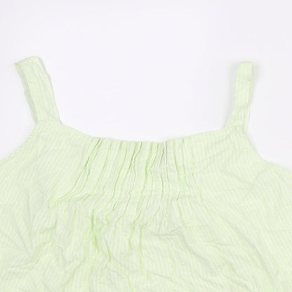 Womens UK Size 12 NEXT Green Basic Tank