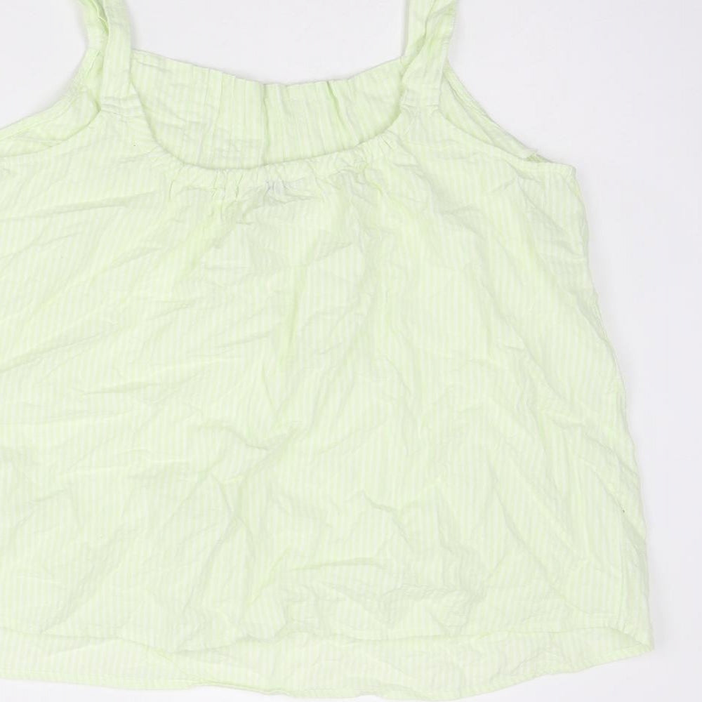 Womens UK Size 12 NEXT Green Basic Tank