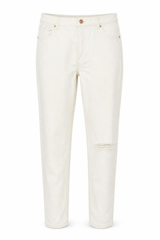 Womens UK Size 10 Bershka Regular Fit Skinny White Jeans