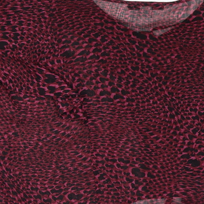 Womens UK Size 10 Topshop Purple Basic Blouse