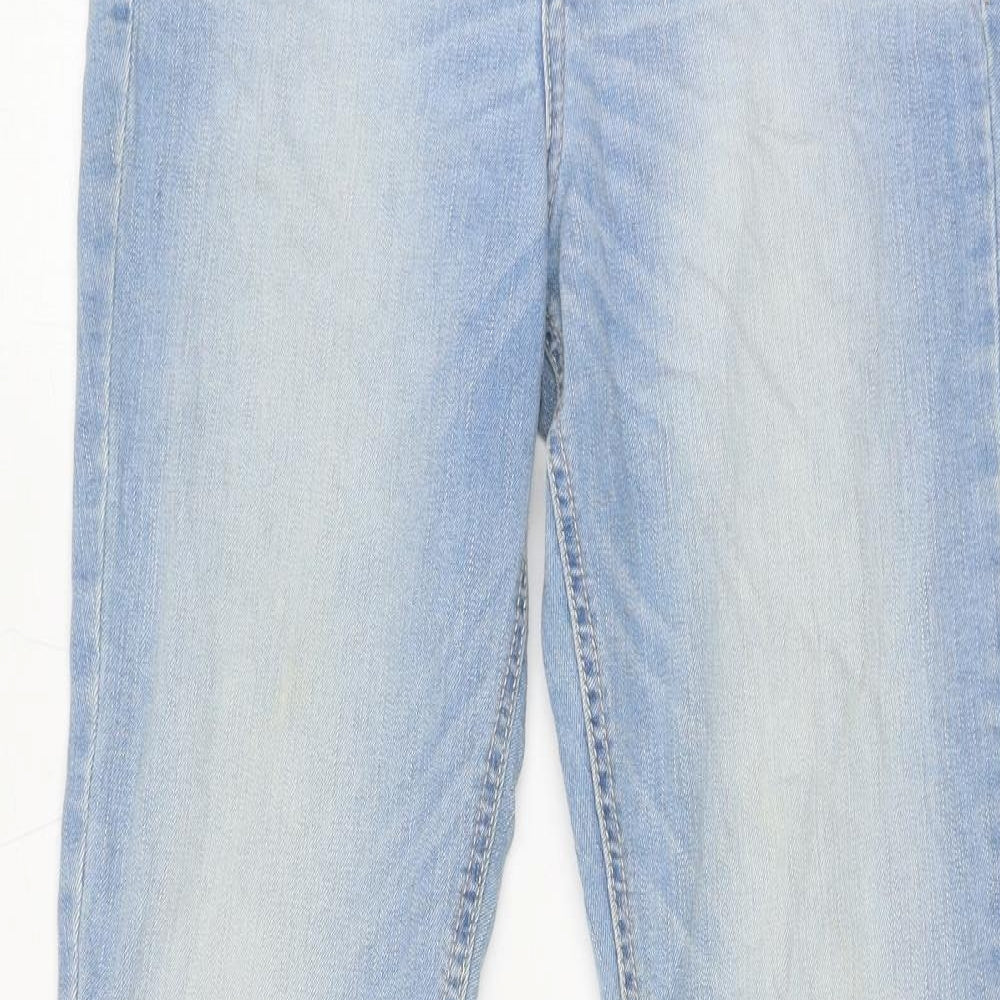 Hollister Womens Blue Cotton Skinny Jeans Size 28 L31 in Regular Zip