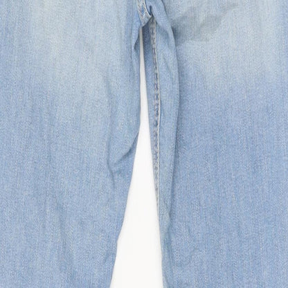 Hollister Womens Blue Cotton Skinny Jeans Size 28 L31 in Regular Zip