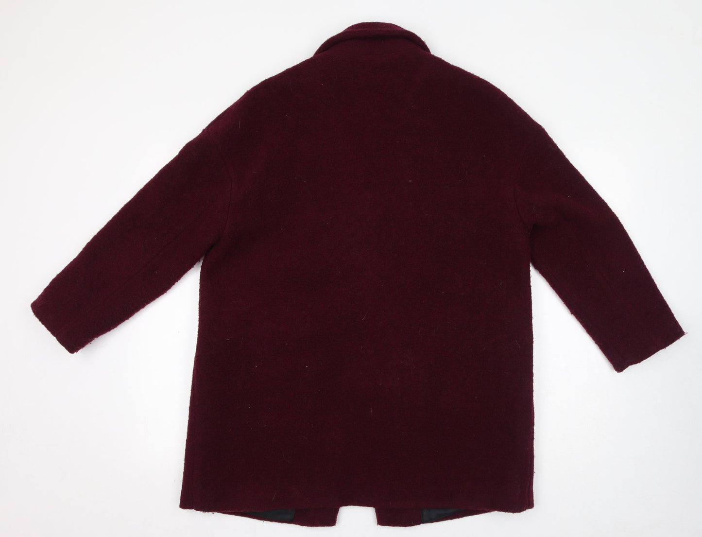 Womens UK Size S Mango Red Overcoat