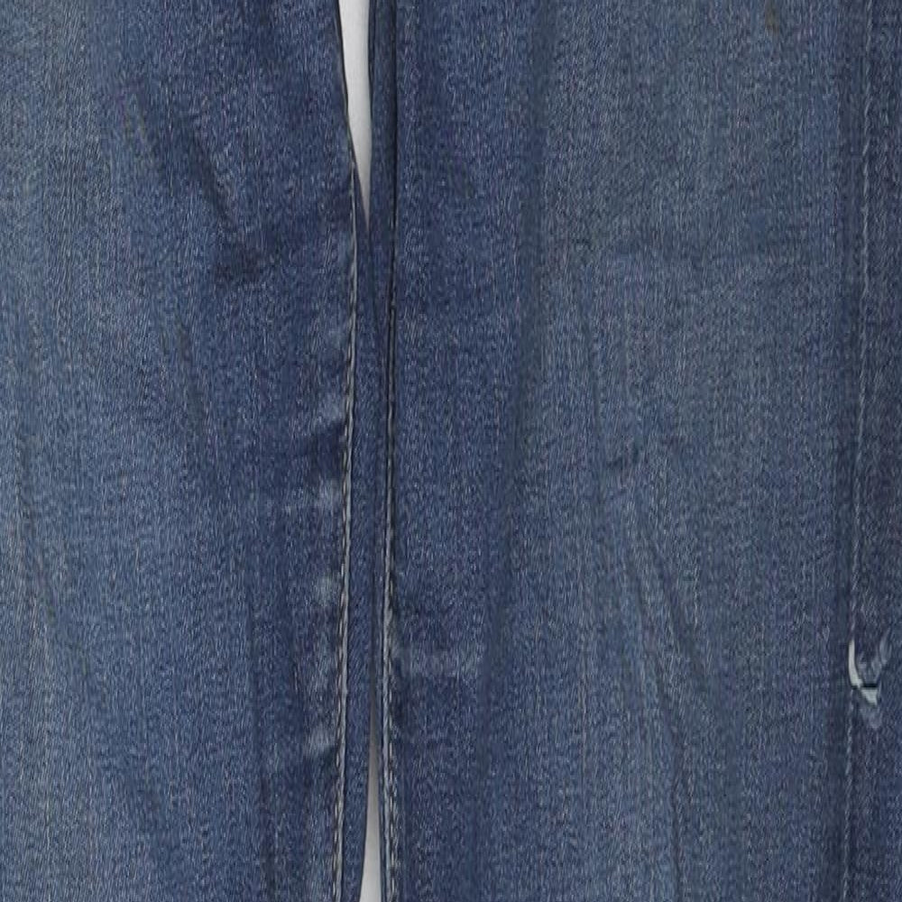 Pepe Jeans Womens Blue Cotton Skinny Jeans Size 30 L32 in Regular Zip