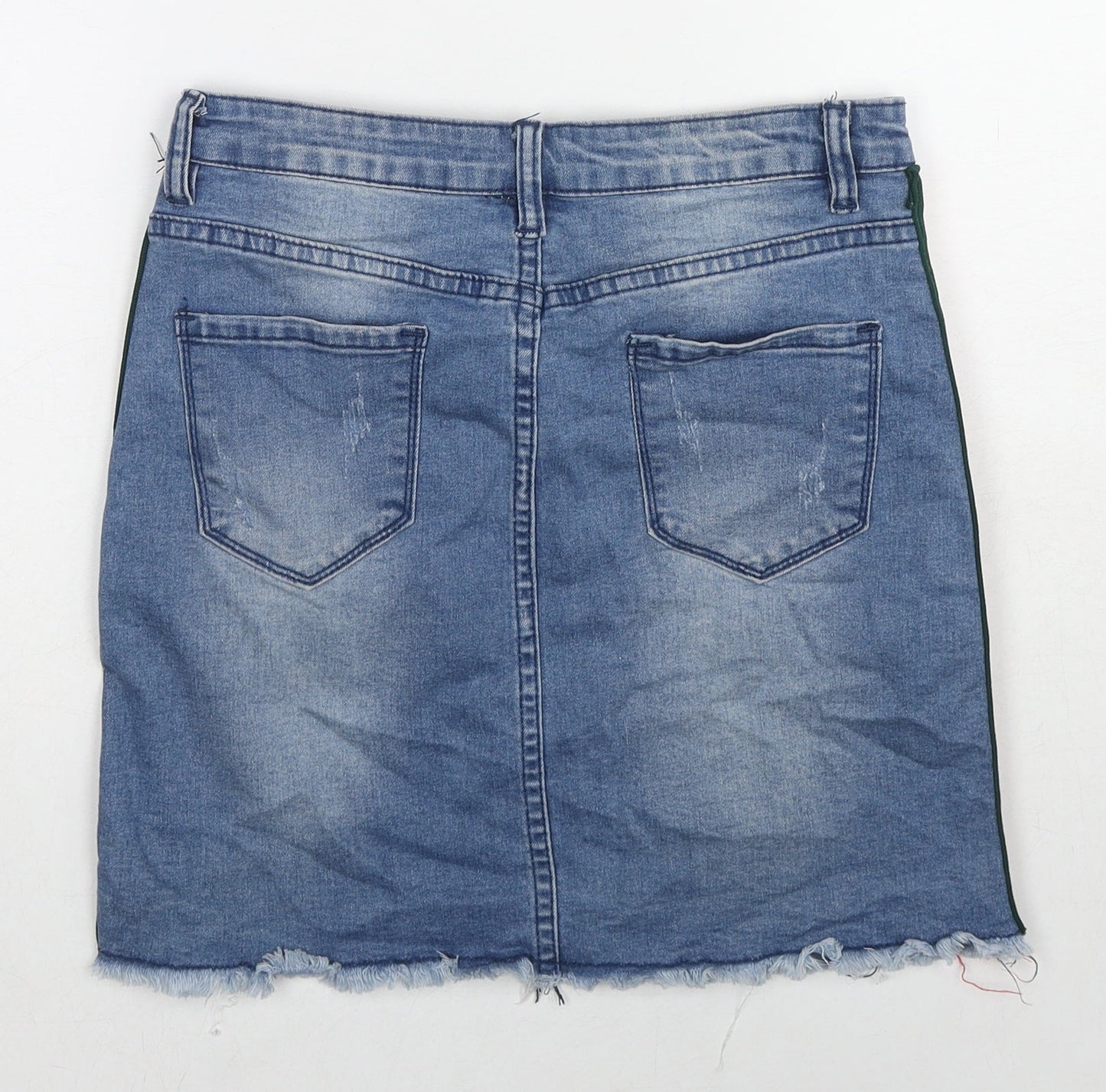 Womens UK Size 10 My Bestiny A-Line Denim Skirt