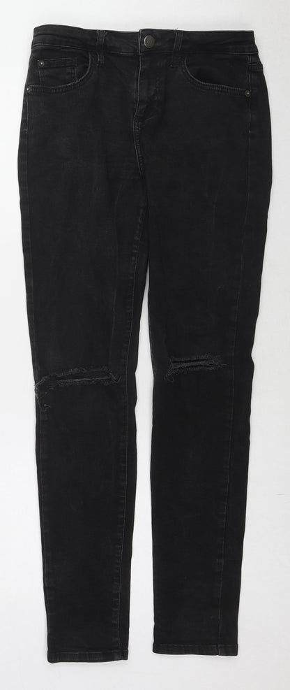 BDG Womens Black Cotton Skinny Jeans Size 28 L29 in Regular Zip