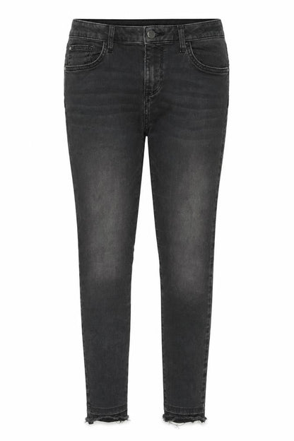 Womens UK Size 14 Denim & Co. Regular Fit Skinny Black Jeans