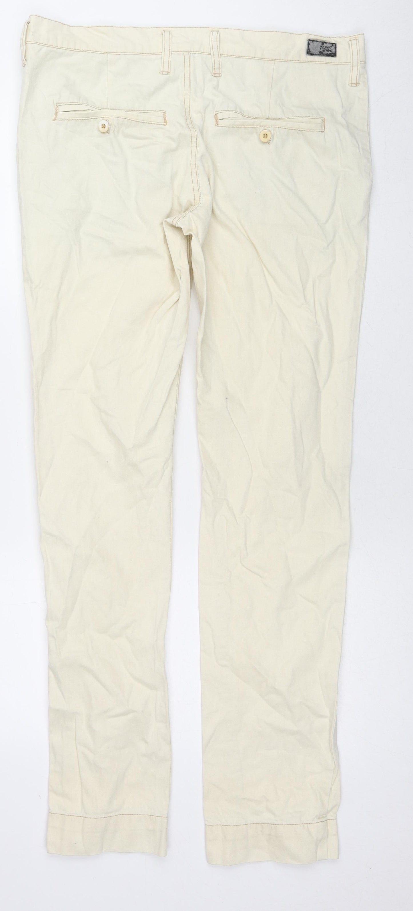 Mens UK Size 31 in Cheap Monday Regular Fit Straight Ivory Jeans