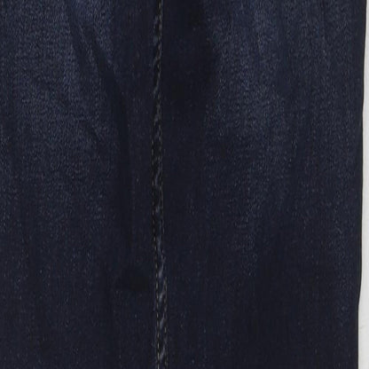 Be Beau Womens Blue Cotton Skinny Jeans Size 8 L29 in Regular Zip
