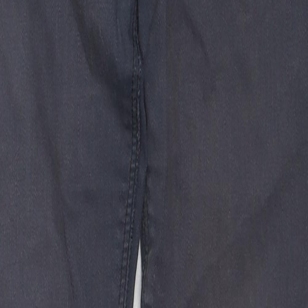 River Island Womens Blue Cotton Skinny Jeans Size 8 L28 in Regular Zip