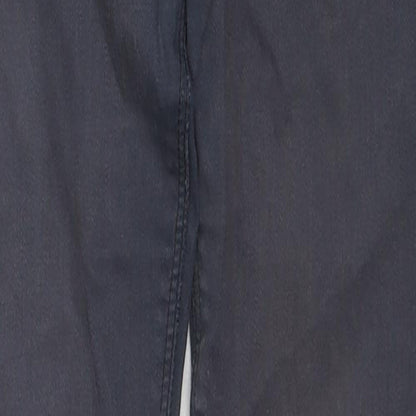 River Island Womens Blue Cotton Skinny Jeans Size 8 L28 in Regular Zip