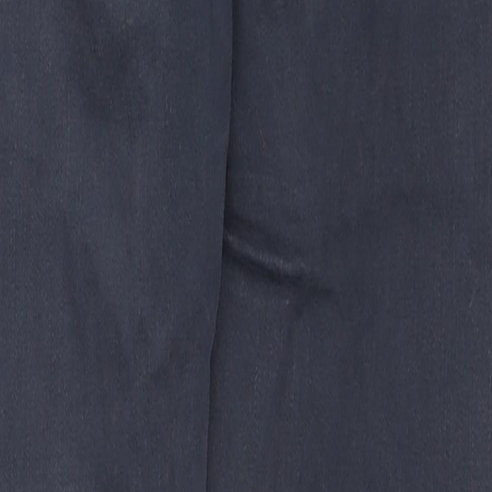 River Island Womens Blue Cotton Skinny Jeans Size 8 L28 in Regular Zip