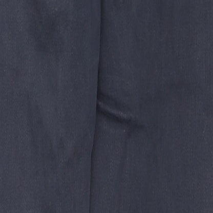 River Island Womens Blue Cotton Skinny Jeans Size 8 L28 in Regular Zip