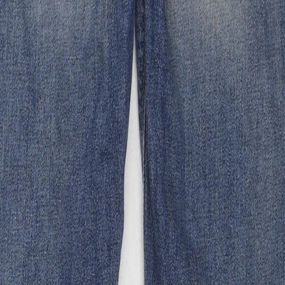 ASOS Mens Blue Cotton Skinny Jeans Size 31 in L31 in Regular Zip