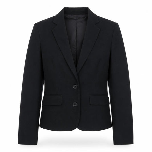 Marks and Spencer Womens Black Polyester Jacket Blazer Size 8