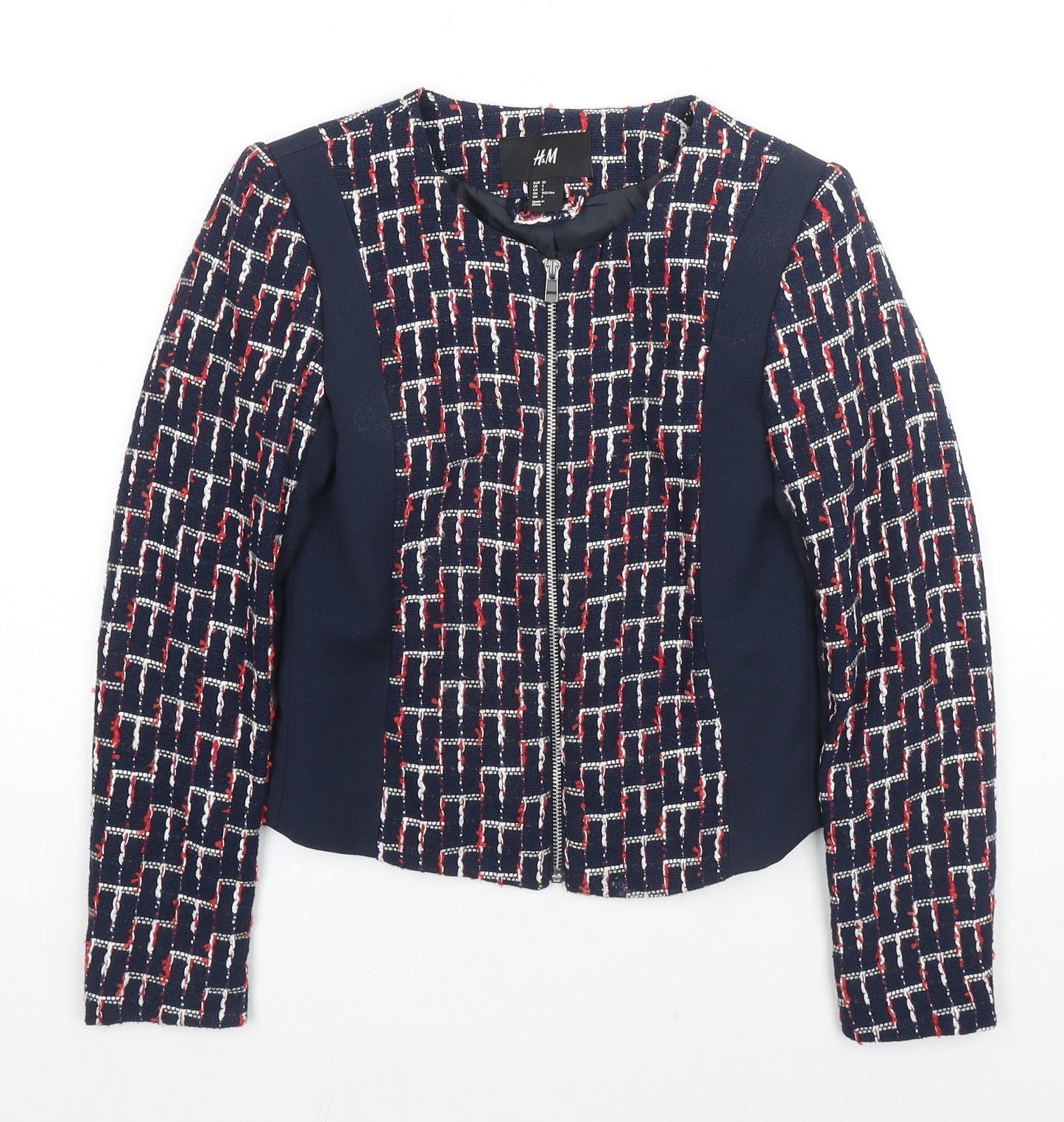 Womens UK Size 4 H&M Blue Jacket