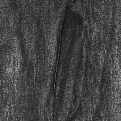 River Island Womens Grey Cotton Tapered Jeans Size 8 L27 in Regular Zip