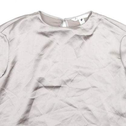Womens UK Size XS H&M Beige Basic Blouse
