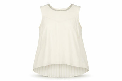 Womens UK Size 12 Oasis Ivory Basic Tank