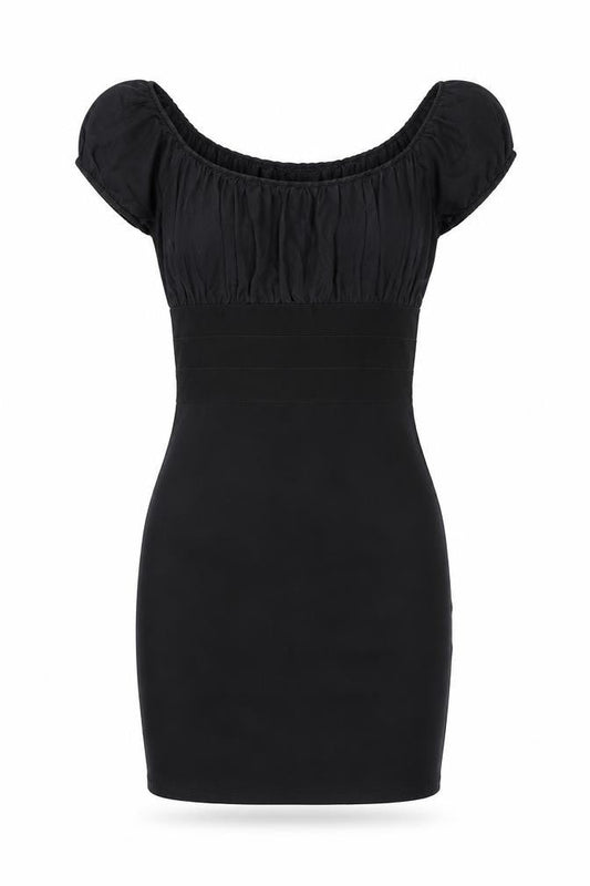 Studio M Womens Black Silk Mini Size XS Round Neck Pullover
