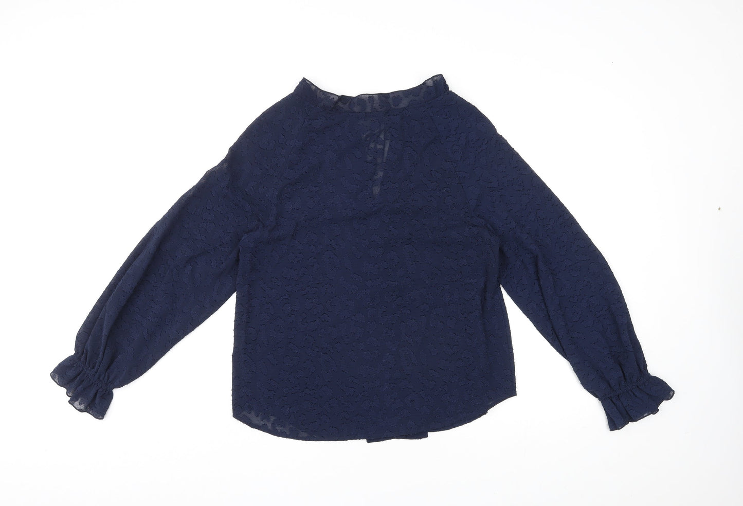 Womens UK Size 8 Marks and Spencer Blue Basic Blouse