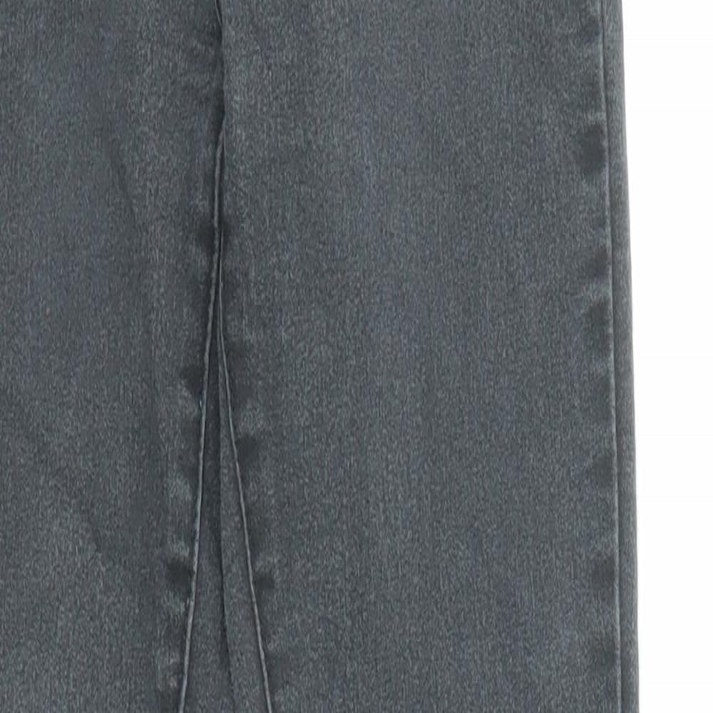 Denim & Co. Womens Black Cotton Skinny Jeans Size 4 L28 in Regular Zip - Waist 21 inches
