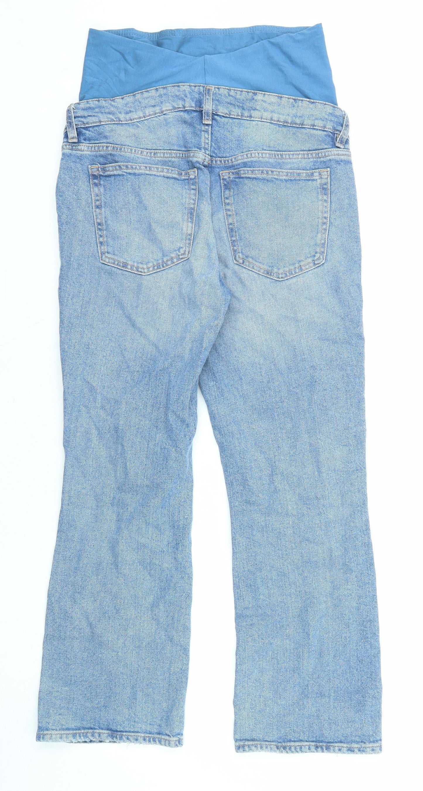 Womens UK Size S H&M Regular Fit Straight Blue Jeans